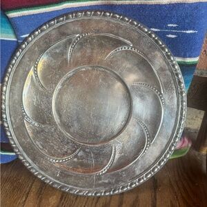 Wallace Sterling silver-plate Dish Plate hallmark
WALLACE N6529 Great Condition